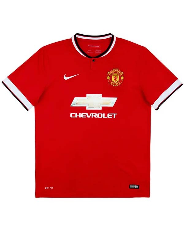 Manchester united home jersey mens retro shirt 2014-2015